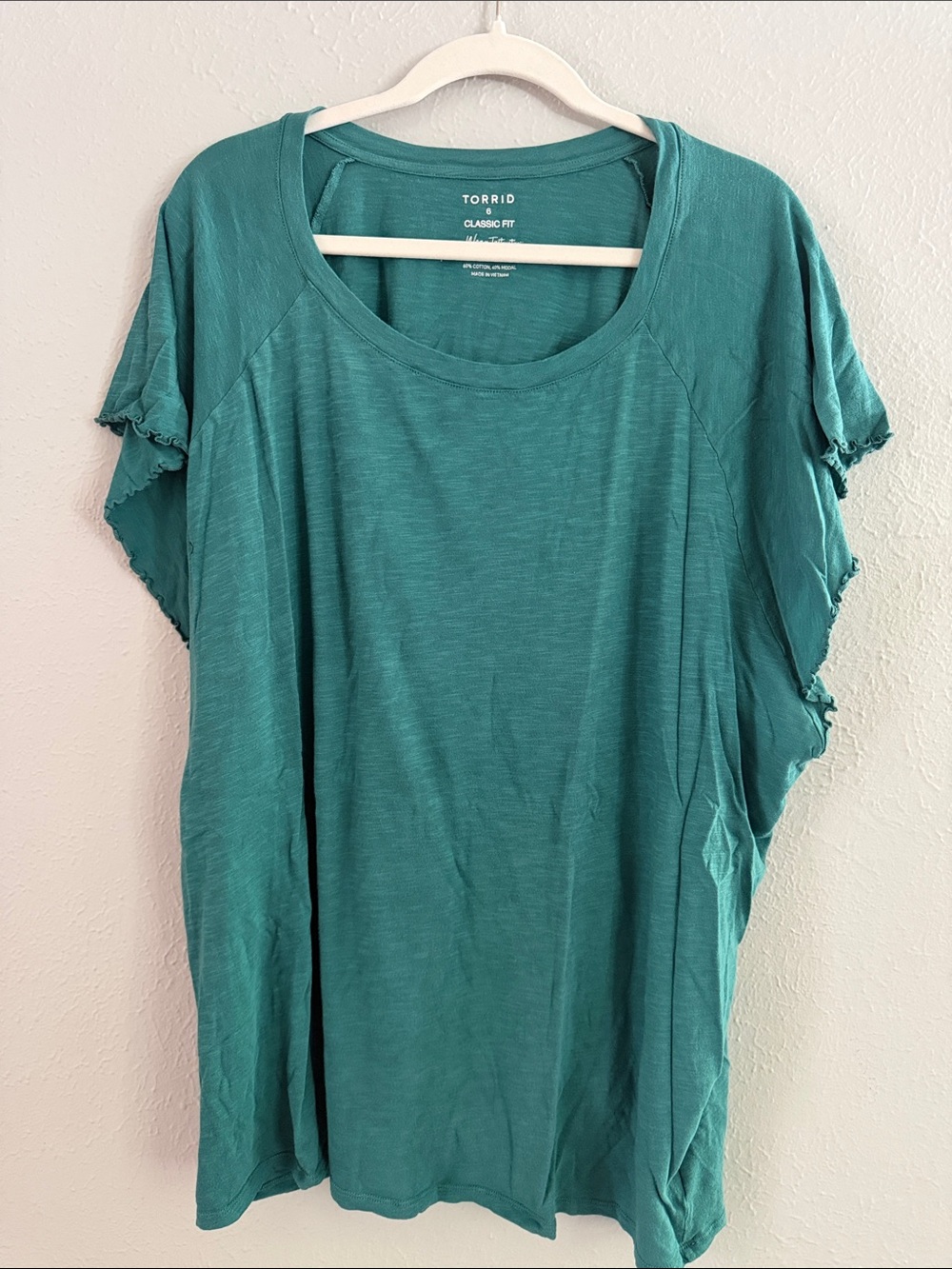torrid Teal Relaxed Scoop Neck Tunic